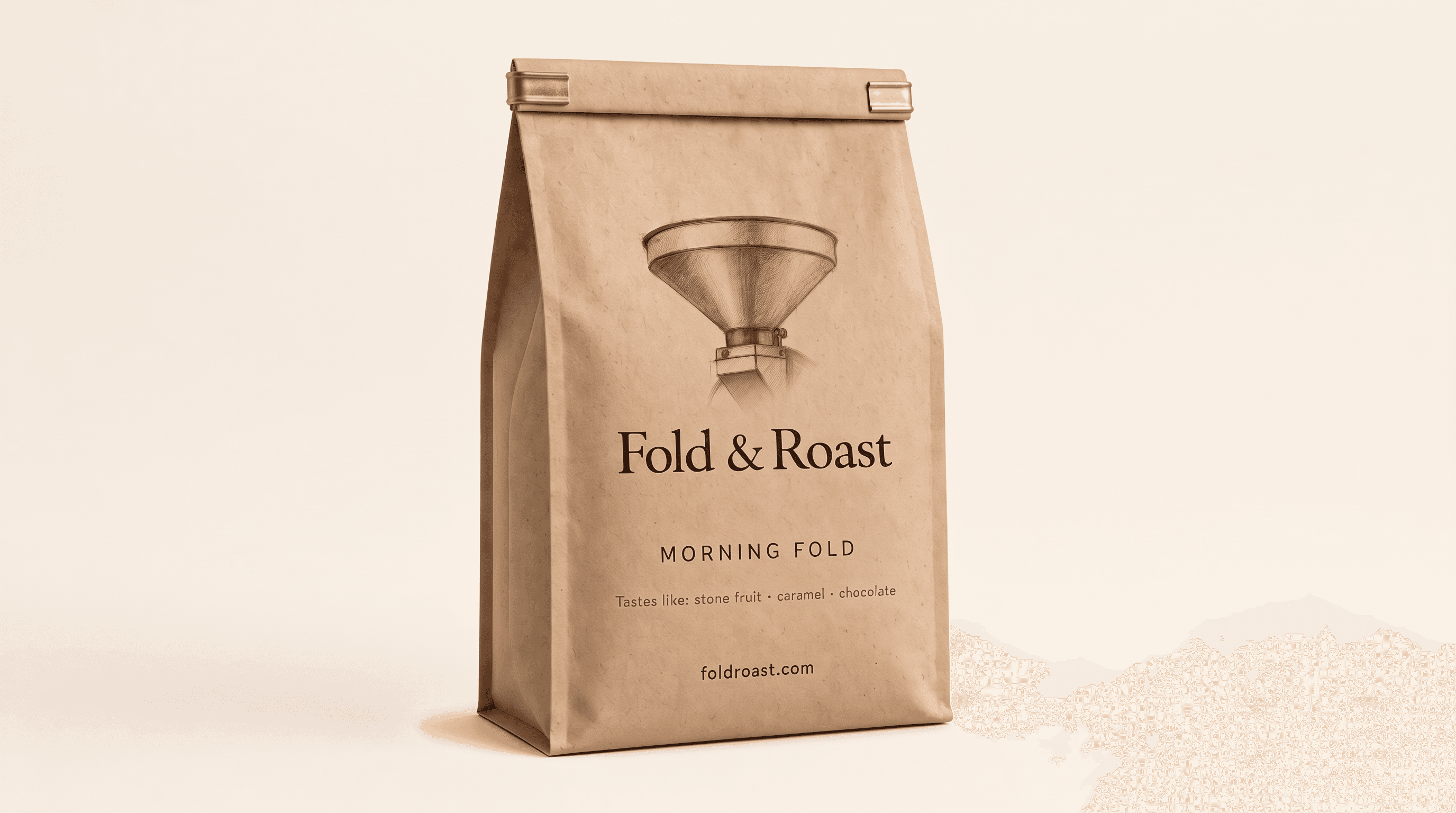 Morning Fold coffee bag